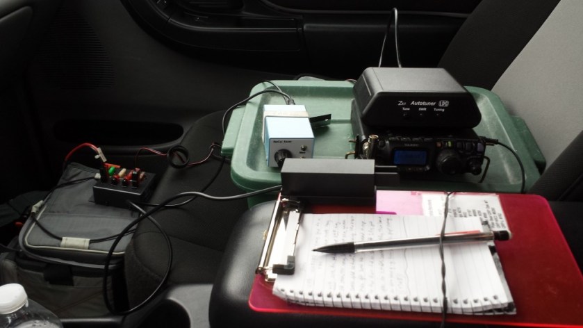 A view of the "cockpit" of my truck.