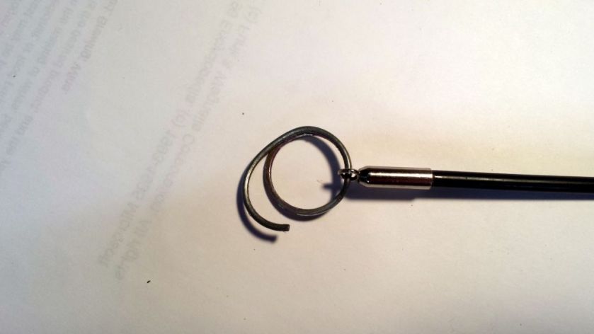 Damaged split ring. (Click for full-size image.)