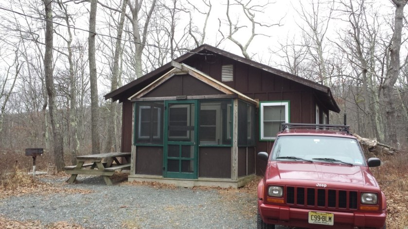 Our home for the weekend at Mohican Outdoor Center