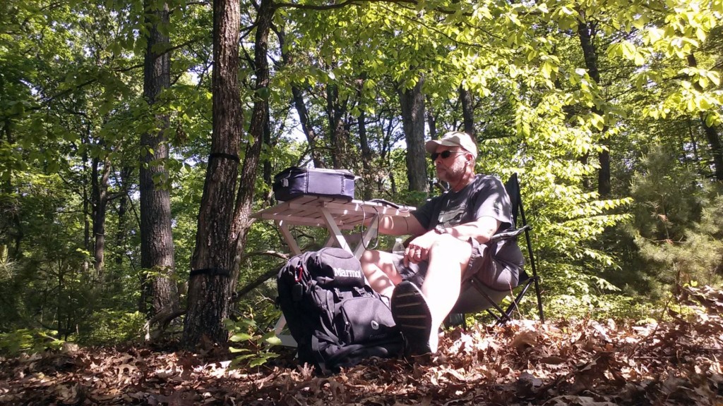 WB3GCK hard at work searching for other Field Radio Event stations