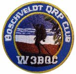 Boschveldt QRP Club patch