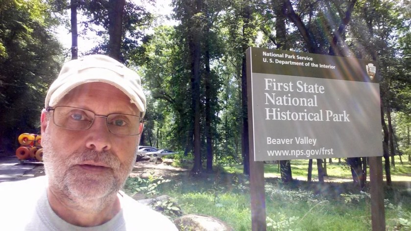 Obligatory selfie at First State National Historical Park