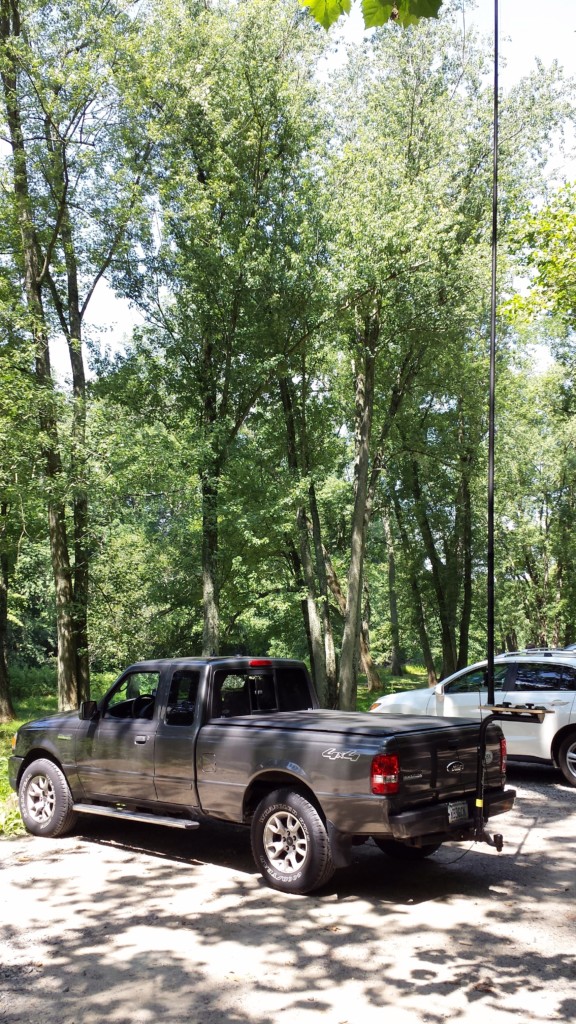 My antenna drew the attention of several passersby.