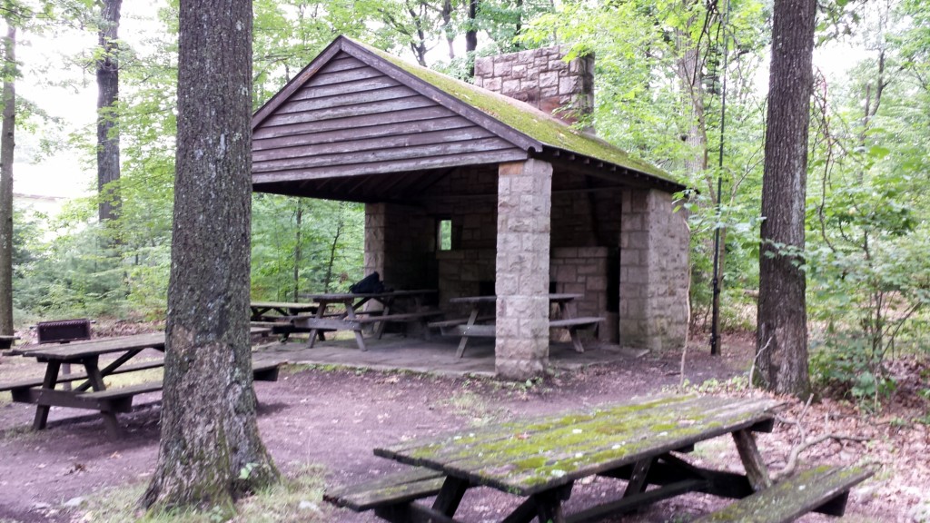 Pavilion near the Hopewell Fire Tower, French Creek State Park, PA.