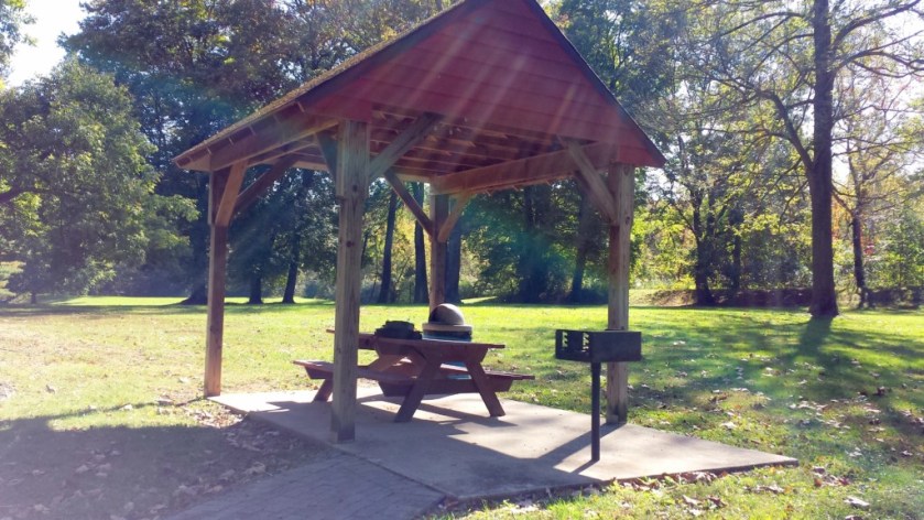 My pavilion at Towpath Park.