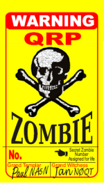 Official QRP Zombie Badge