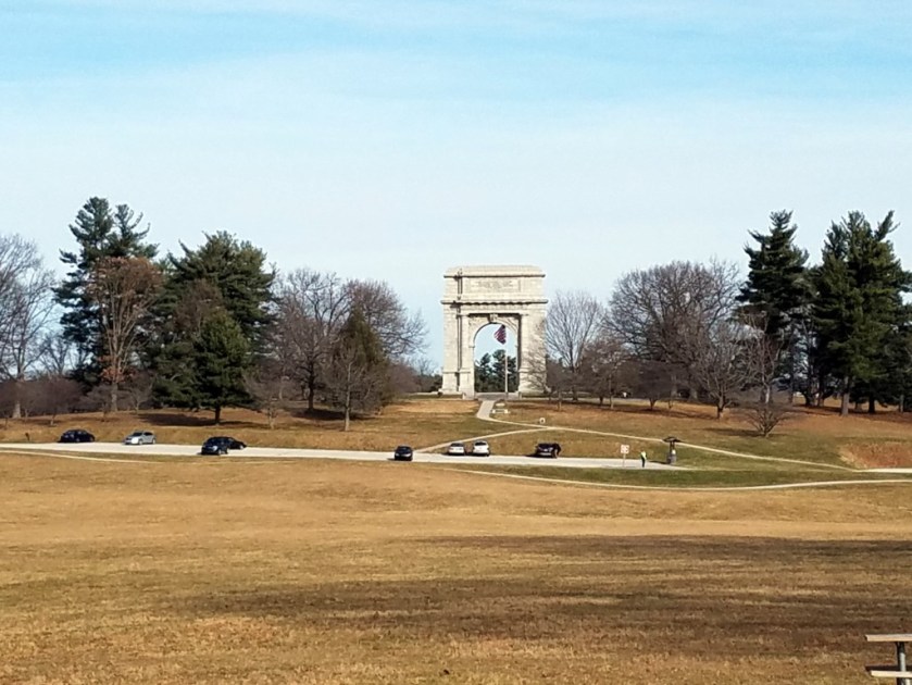 The National Memorial Arch in Valley Forge National Historical Park