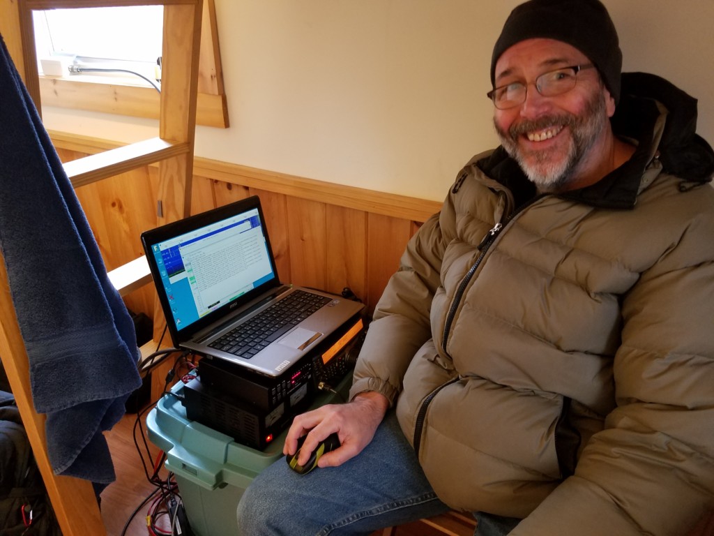 John NU3E operating JT modes from the cabin.