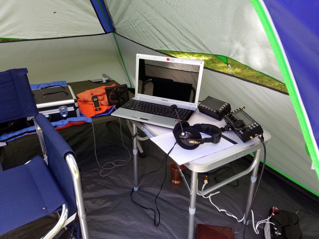 This is Ron WA8YIH's station running SSB and digital.