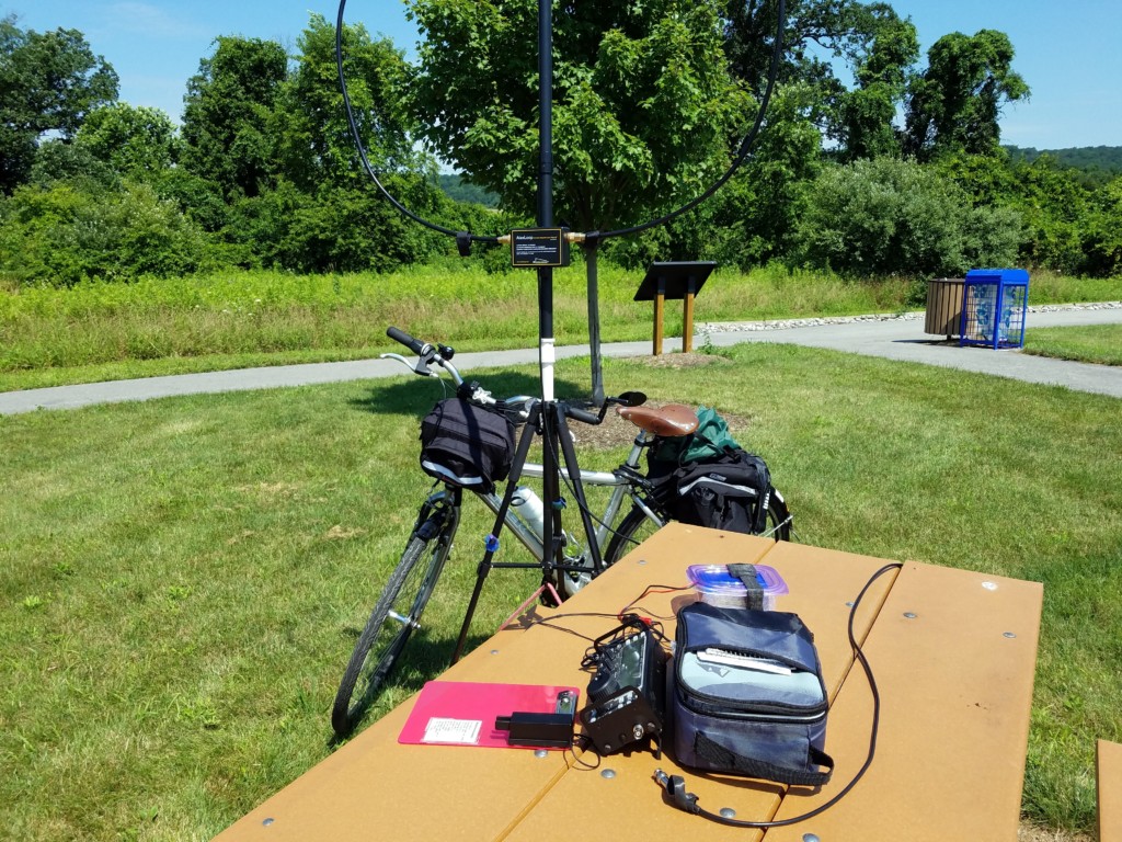 My setup at Exton County Park.