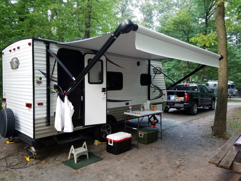 My "portable hamshack" at French Creek State Park near Elverson, PA.