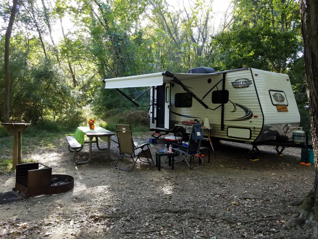 The WB3GCK "QRP" camper at Susquehanna State Park (KFF-1601)