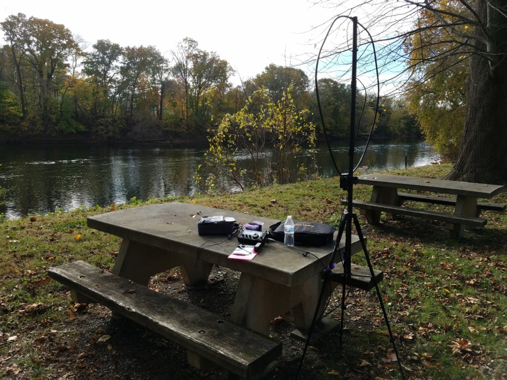 My operating location along the Schuylkill River.