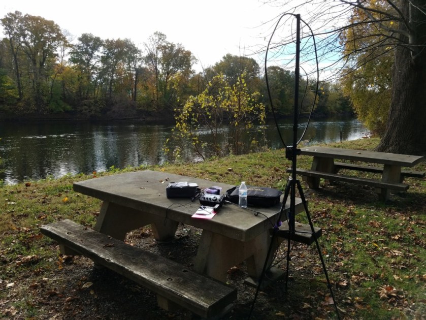 My operating location along the Schuylkill River.