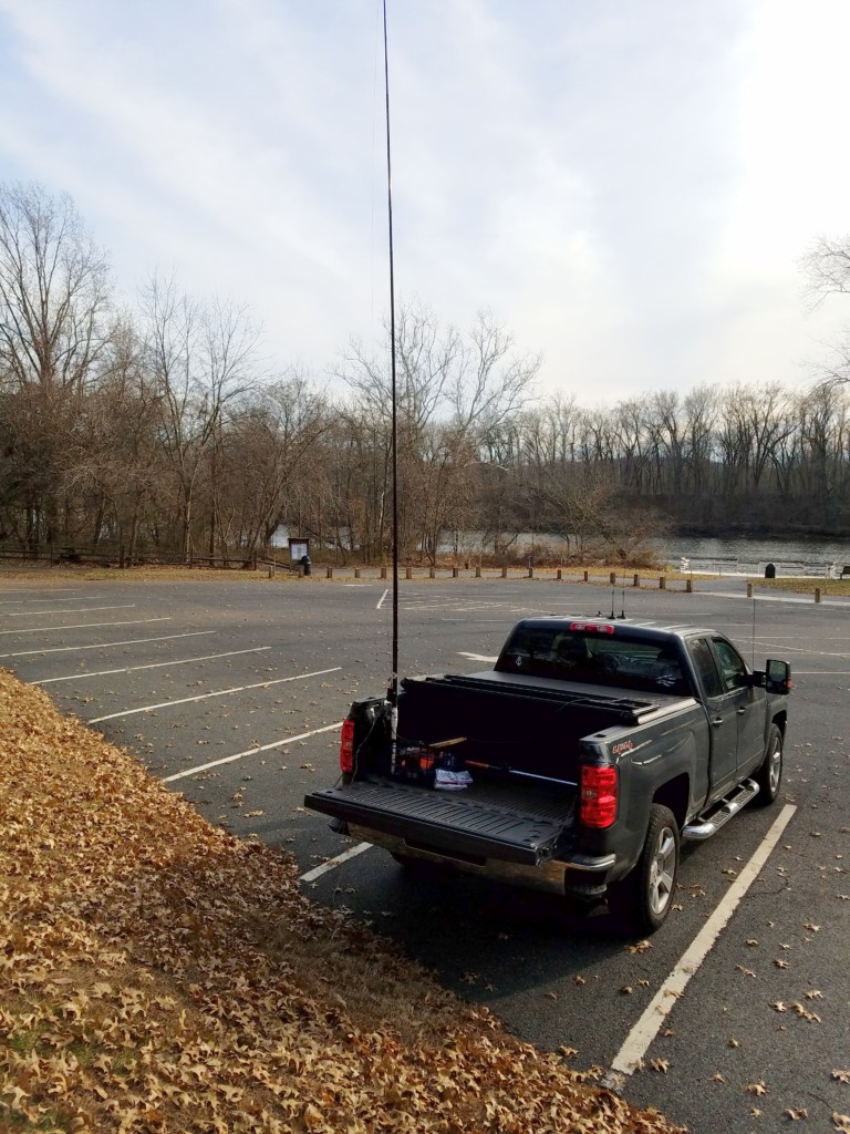 The 19-ft vertical in operation.