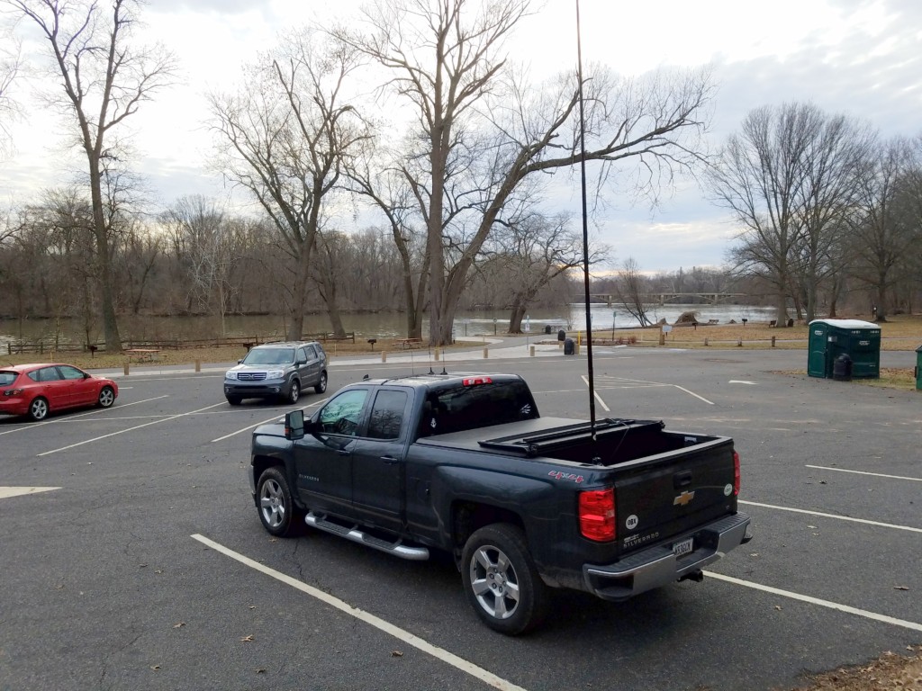 My location at Upper Schuylkill Valley Park for Winter Field Day 2018