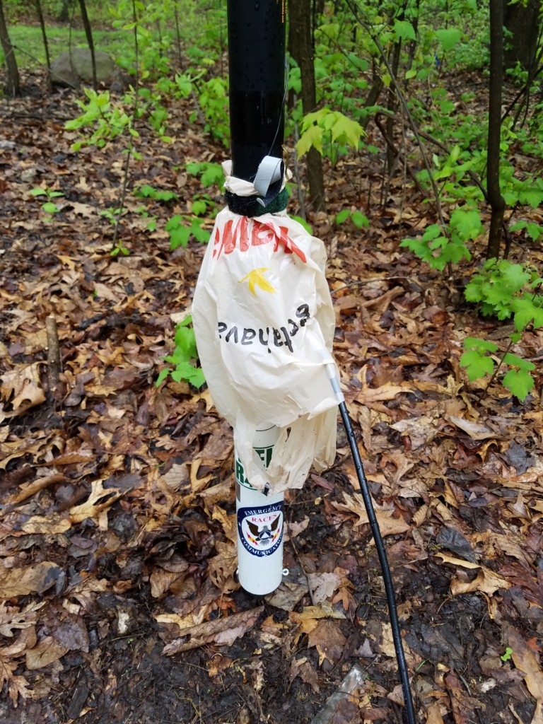 My 9:1 UNUN all prepared for the oncoming storms