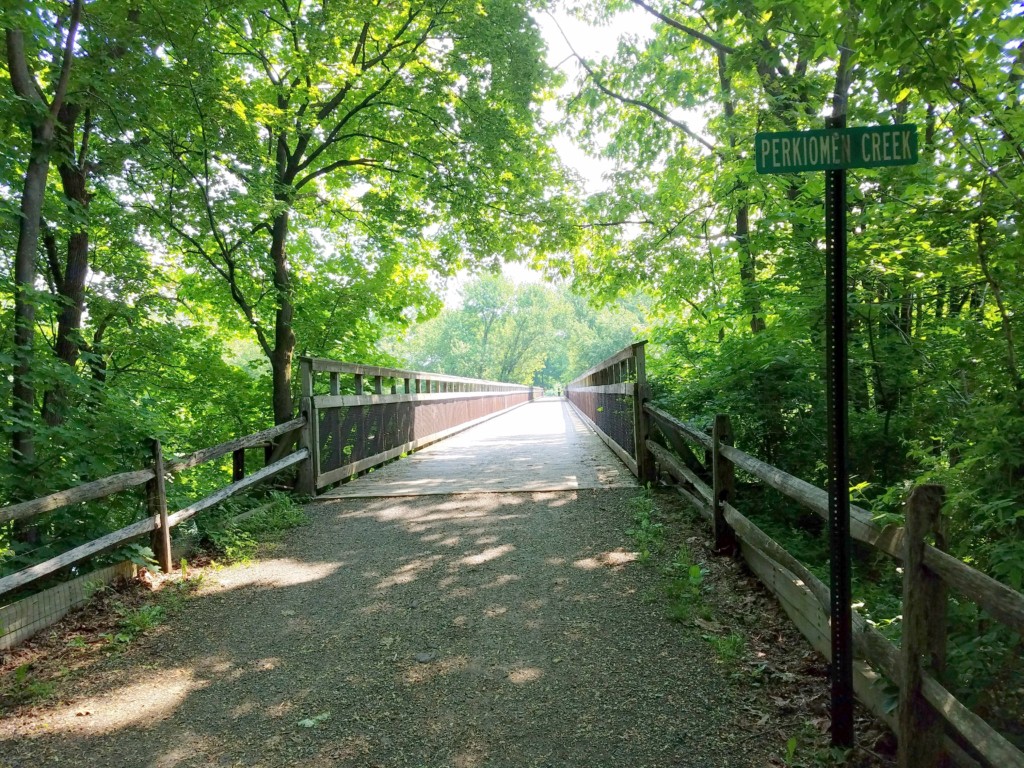 One of the bridges on the Perkiomen Trail