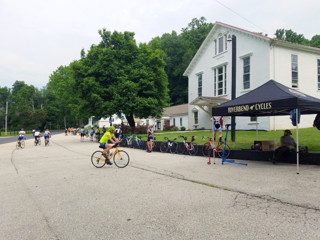The French Creek Iron Tour rest stop in Yellow Springs, Pennsylvania.