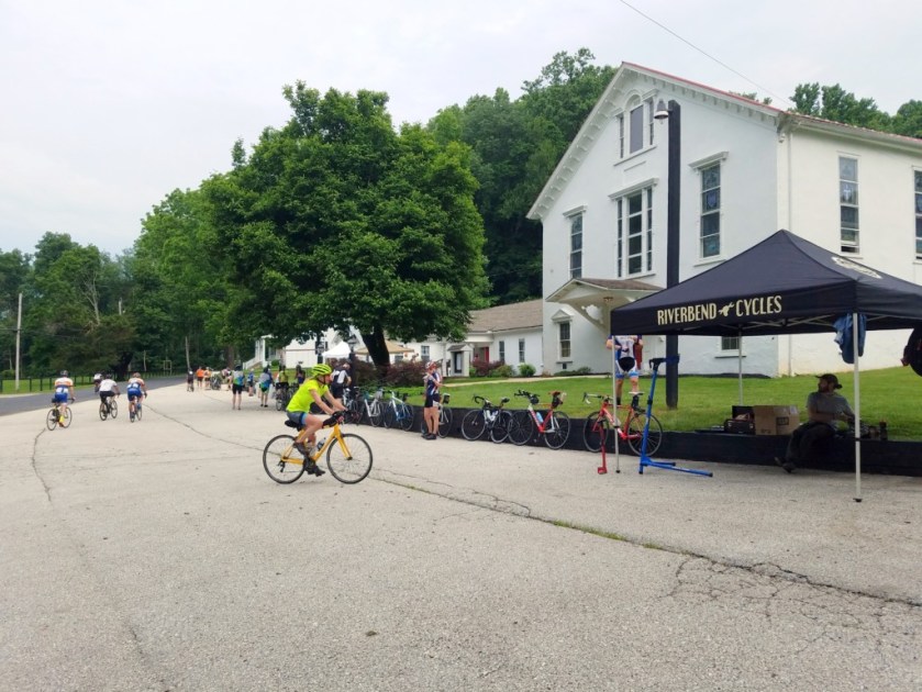 The French Creek Iron Tour rest stop in Yellow Springs, Pennsylvania.