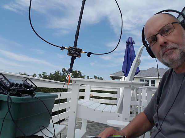 My Alexloop set up out on the deck.