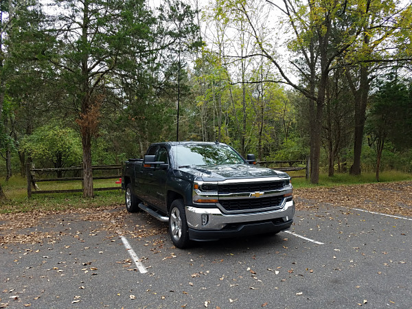 My parking spot in Evansburg State Park
