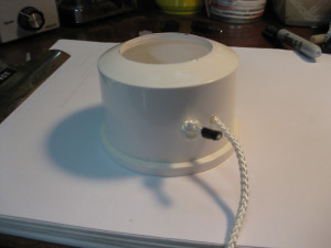 Attaching the guy lines