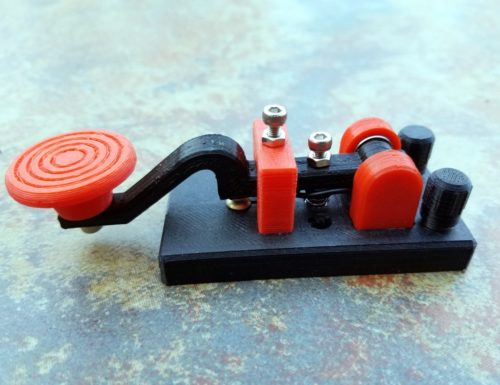 C.W. Morse Straight Key by KC5ILR