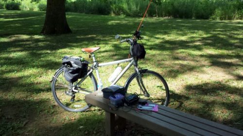 My operating location along the Perkiomen Trail