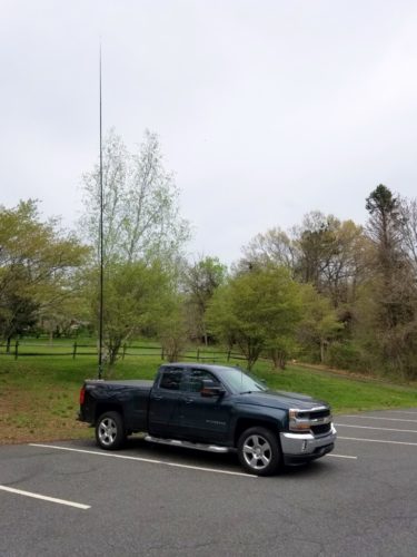 My “stationary-mobile” set up for QRP to the Field