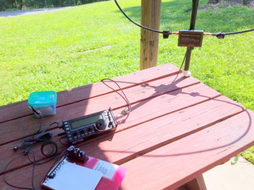 My setup at Towpath Park