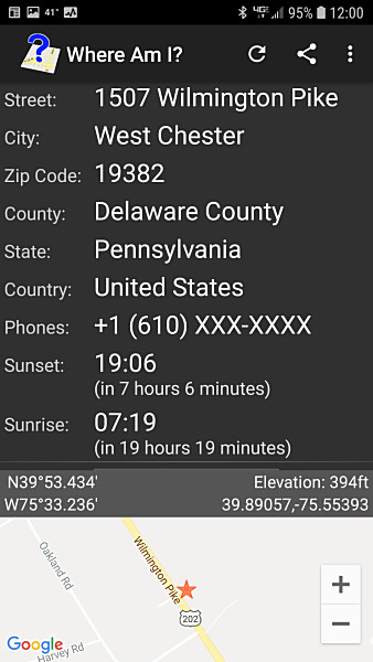 Where Am I? Screenshot