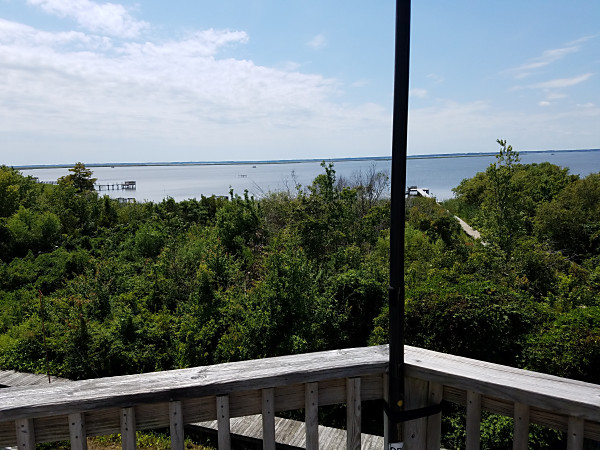 The view of Currituck Sound from my antenna