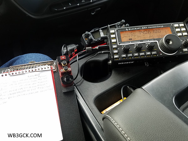 A view of the "cockpit" of the truck