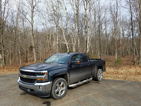My location at the Blue Mountain Lakes Trailhead