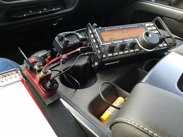 MY KX3 and MS2 straight key ready for Straight Key Night