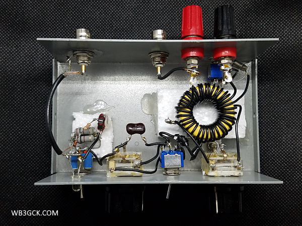 WB3GCK Z-Match Tuner - Inside view