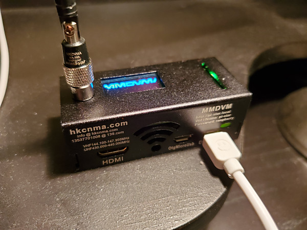 MMDVM Hotspot in use