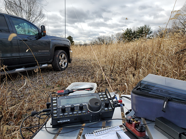 My set-up for the January 2021 Polar Bear Moonlight Madness Event (PBMME).