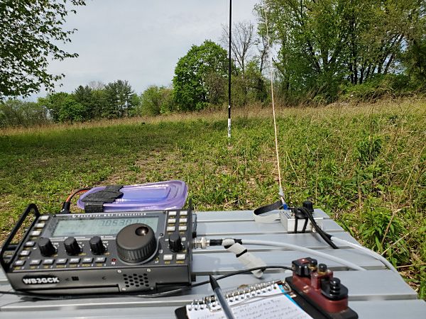 Taking advantage of the warm weather today