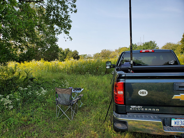 My operating location for the September 2021 Weekend Sprintathon (WES)