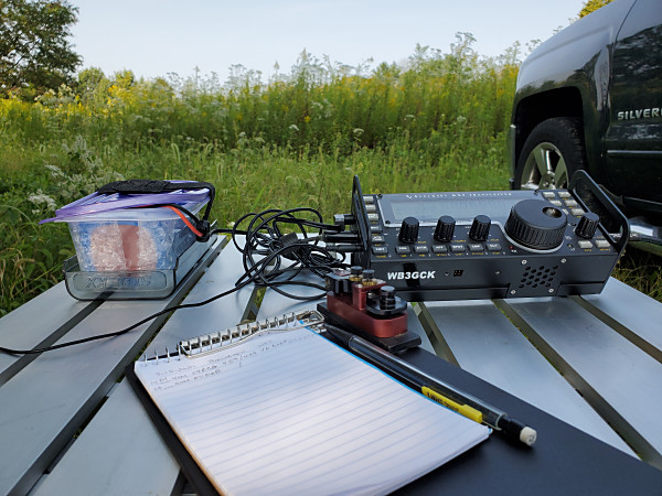 My KX3 and MS2 straight key