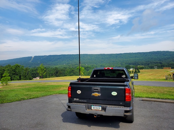 My parking spot at the Boyd Big Tree Preserve Conservation Area. The woods were behind me, out of the shot.