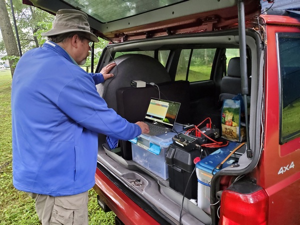 Glen NK1N testing out his gear on Friday