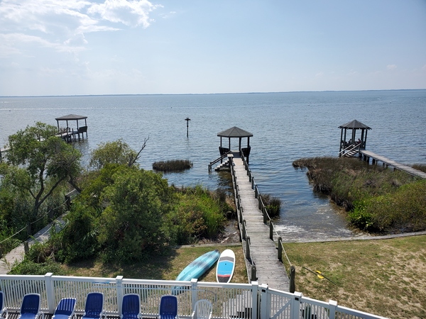 Our view of Currituck Sound from the 3rd story deck
