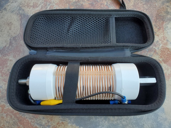 My Junk Box Loading Coil tucked away in its new storage container