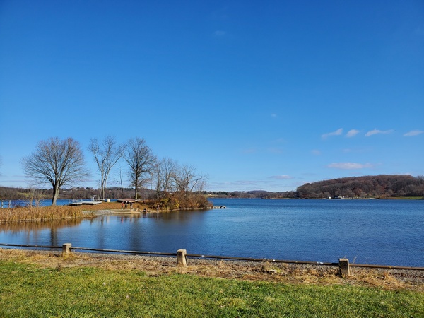 My view of the lake in Marsh Creek State Park (K-1380, KFF-1380)