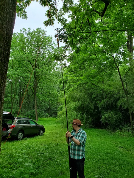 K2AFO using some advanced "MacGyvering" technigues to free his stuck throwing line