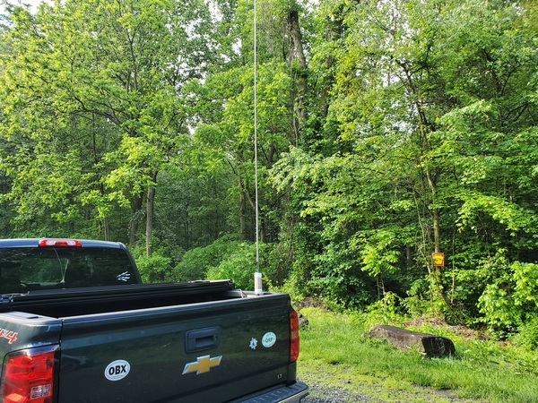 My truck at PA State Game Lands 246