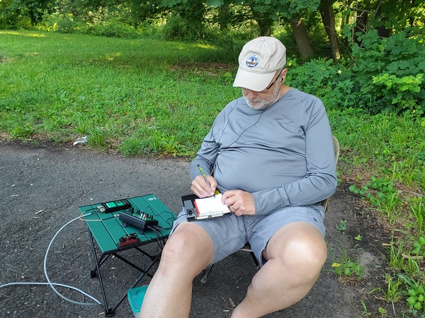 WB3GCK operating from Valley Forge National Historical Park